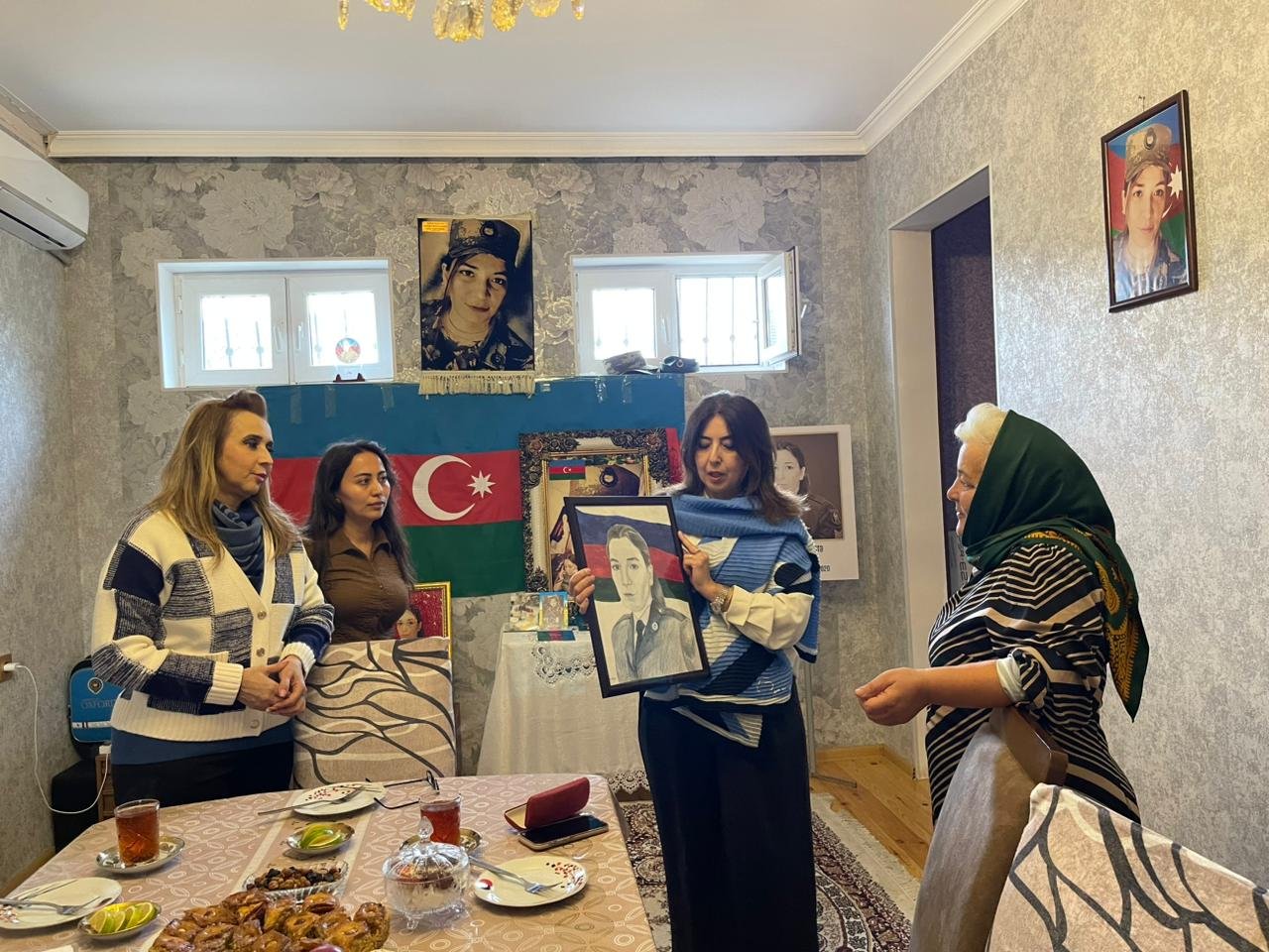 ADPK rəhbərliyi Arəstə Baxışovanın evini ziyarət edib və xatirəsini yad edib