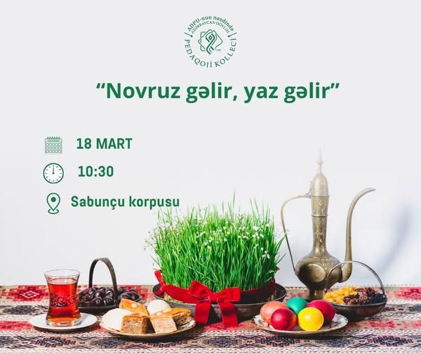 ADPK-nın Sabunçu korpusunda “Novruz gəlir, yaz gəlir” adlı tədbir keçiriləcək