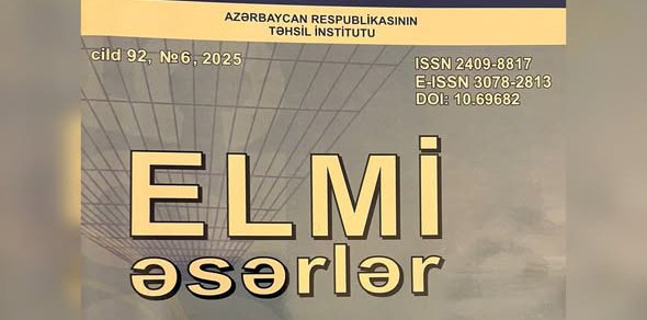 Sevda Axundovanın elmi məqaləsi “Elmi əsərlər” jurnalında dərc olunub