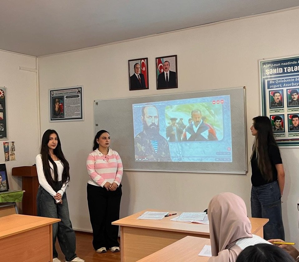 “Tariximizin izi ilə” klubunun vətənpərvərlik mövzusunda tədbiri keçirilib
