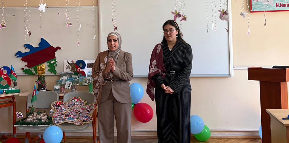 Tədris təcrübəsi çərçivəsində Aprel döyüşlərinə həsr olunmuş tədbir keçirilib