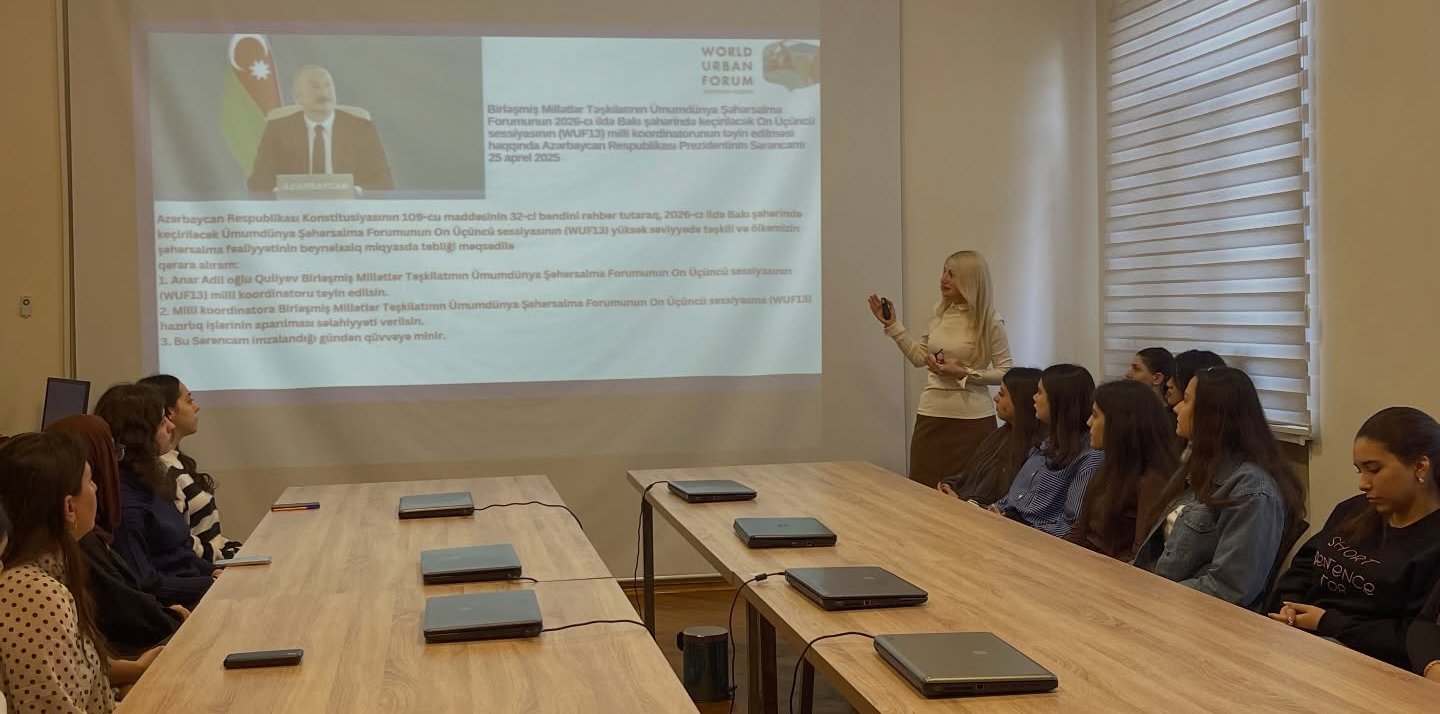 Ümumdünya Şəhərsalma Forumu (WUF13) ilə bağlı layihəyə start verilib